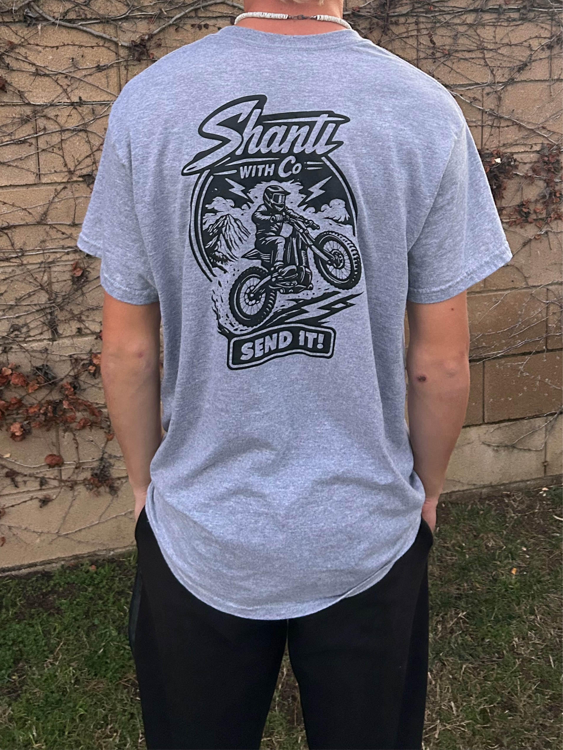 Grey S.W.C. “Send it!” Tee